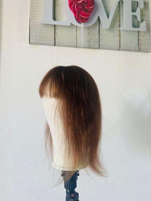 Cabelo humano Cobre Topo com tic tac