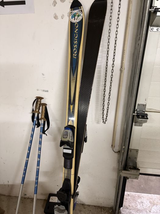 Esquis rossignol + bastões