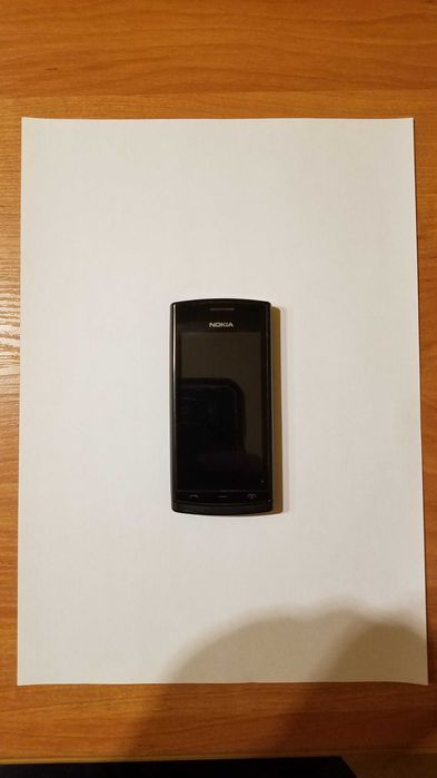 Telefon komórkowy NOKIA 500 czarny + pudełko i czerwone plecki