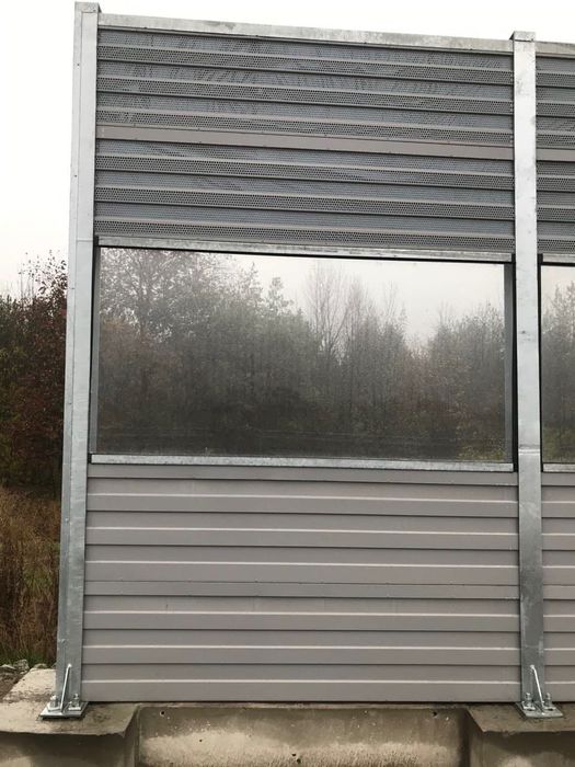 Заборы и шумо-защитные экраны из поликарбоната MAKROLUX (Швейцария)