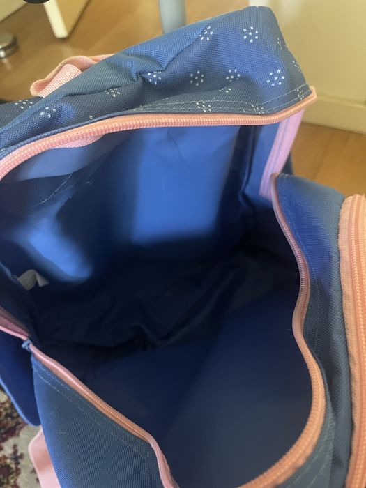 Mochila Trolley e estojo conjunto criança