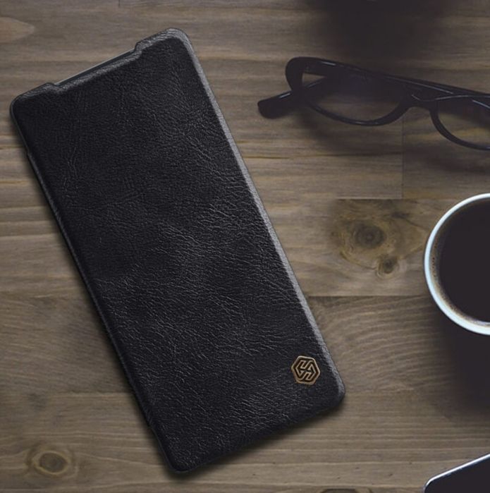 Кожаный чехол (книжка) Nillkin Qin Series для Samsung Galaxy Note 20