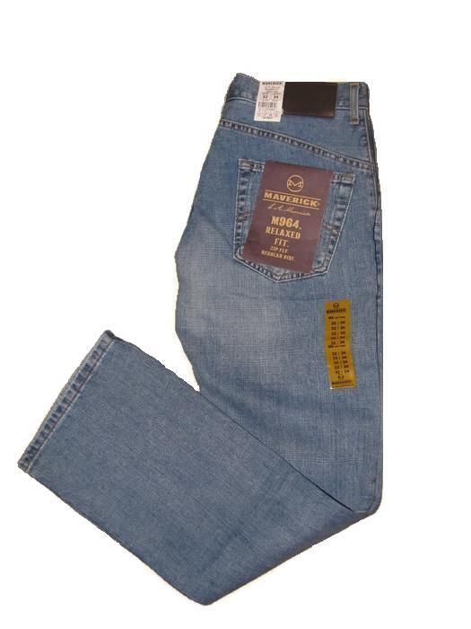 Dżinsy męskie w stylu Vintage - krój Relaxed Fit - W32xL34