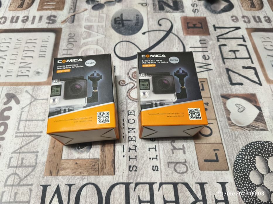 2 Microfones Comica CVM-VG05 GOPro