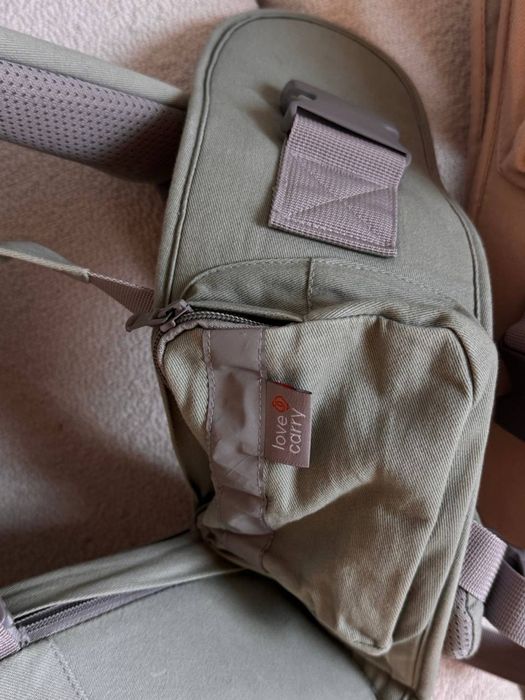 Nosidło ergonomiczne Love&Carry, oliwkowe - stan idealny