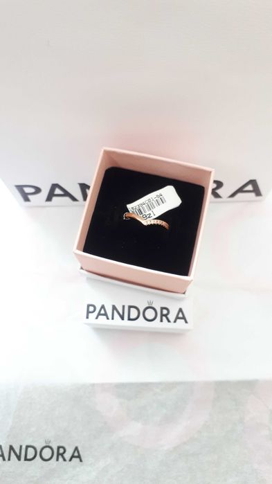 Pierścionek Pandora Wishbone 14 k (nowy)