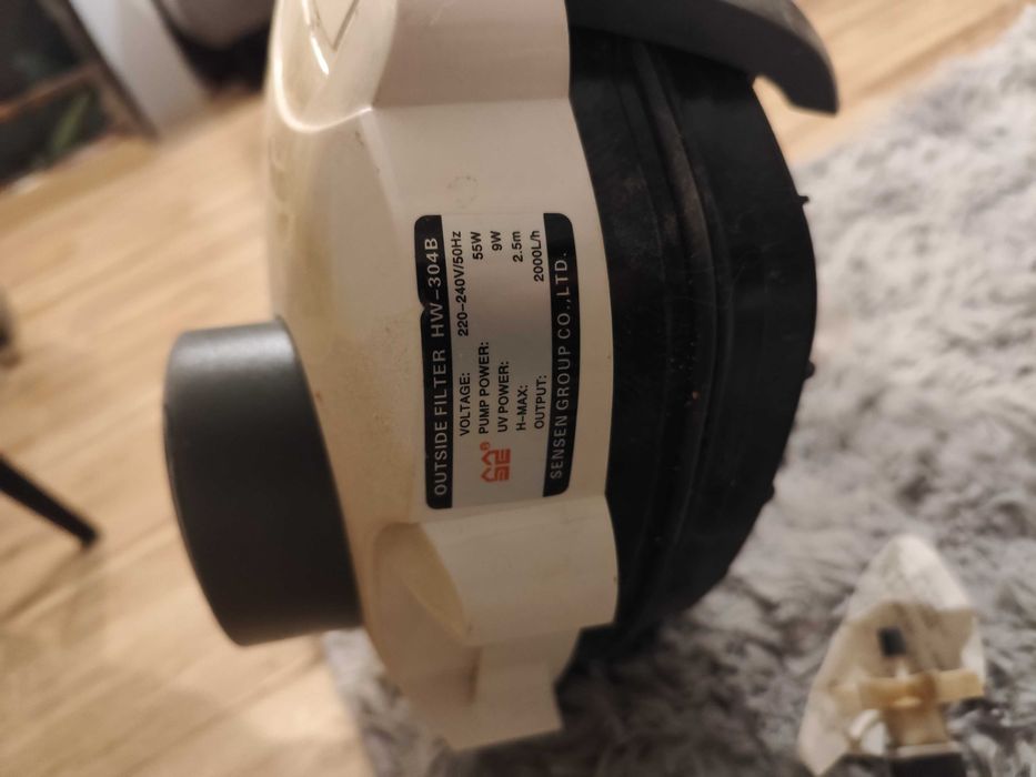 Filtr kubelkowy akwarium