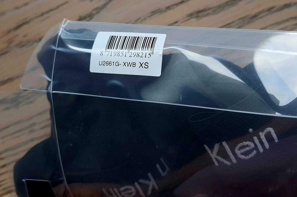 3- pak CALVIN KLEIN SLIPY 3 sztuki czarne U2661G XWB XS