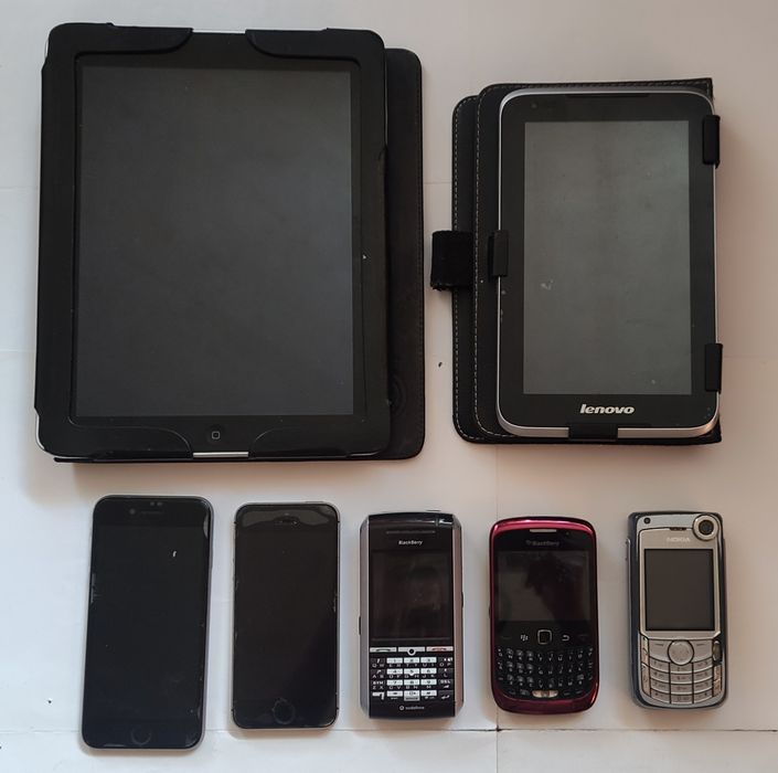 Планшет, телефон iPad, iPhone, Blackberry, Nokia, Lenovo
