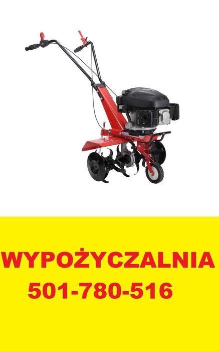 Glebogryzarka spalinowa do uprawy ziemi rekultywacja pod trawę warzywa Dąbrówka Zakrzewo Lusowo