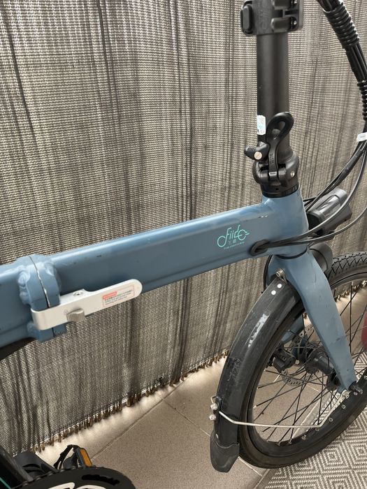 Rower elektryczny fido d11 miejski składak kompaktowy szybki ladowarka
