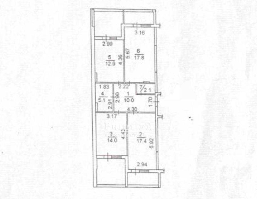 3-rooms apartment apartment by the address (area 103 m²) - Atlanta.ua - photo 2