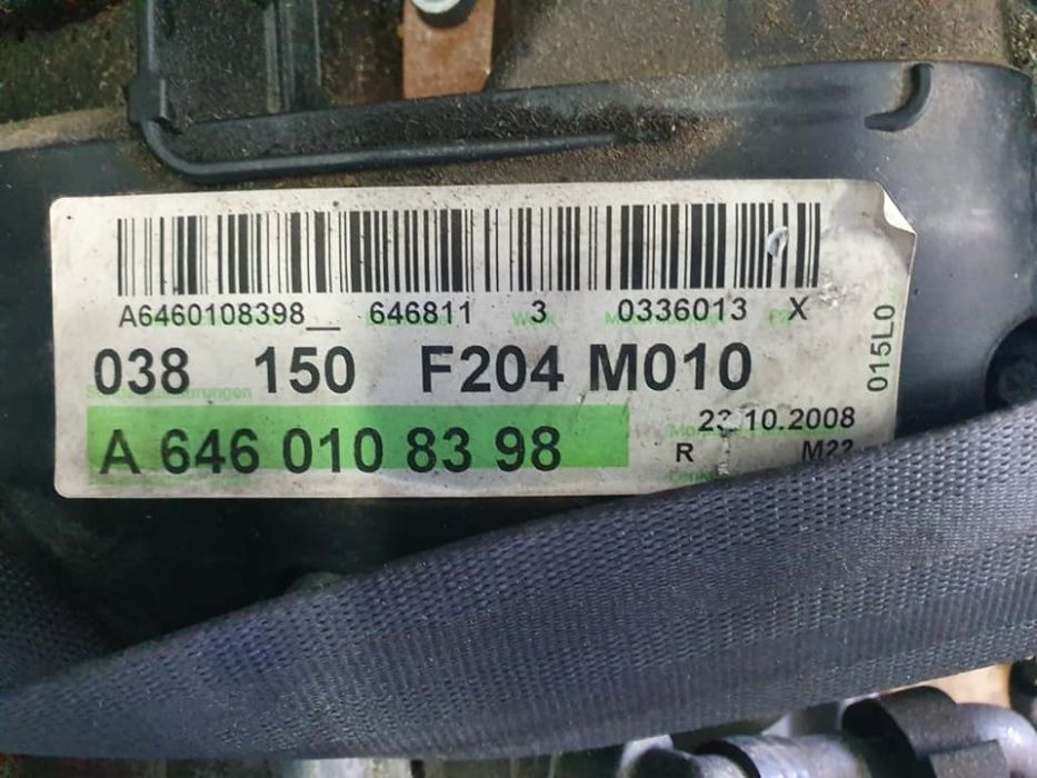 Motor Mercedes 2.1 CDI, C220, 2008, de 170cv, ref 646 811