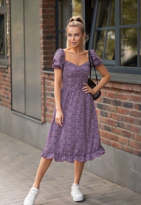 Легкое платье М(44)