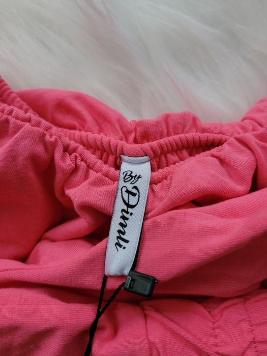Komplet spodenki szorty i bluzka róż