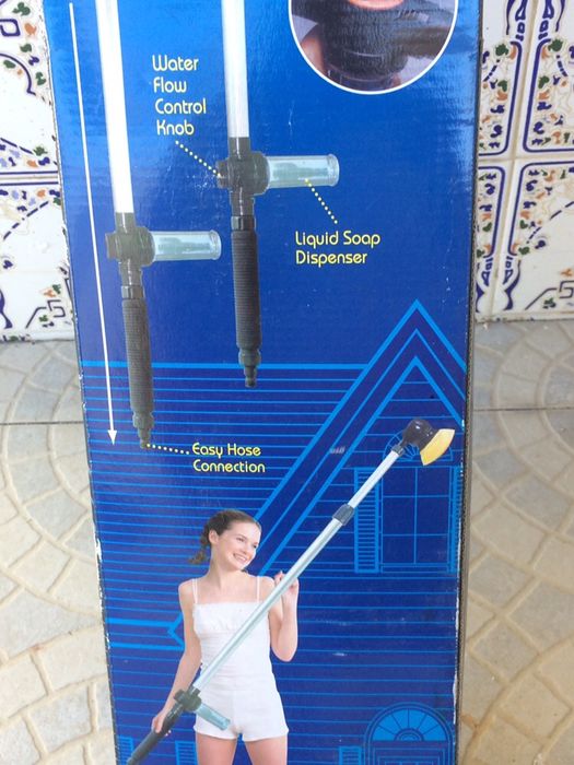 Extensão para lavar janelas e algeroz/caleiras