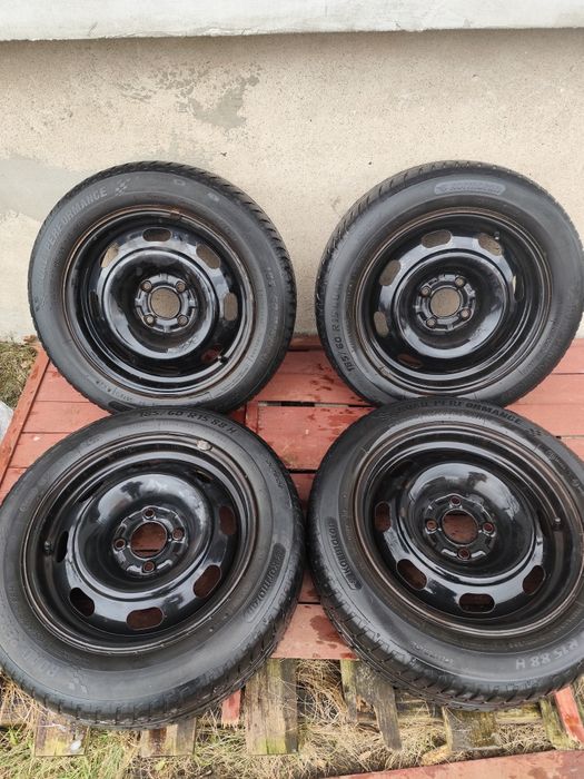 Felgi stalowe+ opony 15 cali Citroen, Peugeot 4x108 ET27