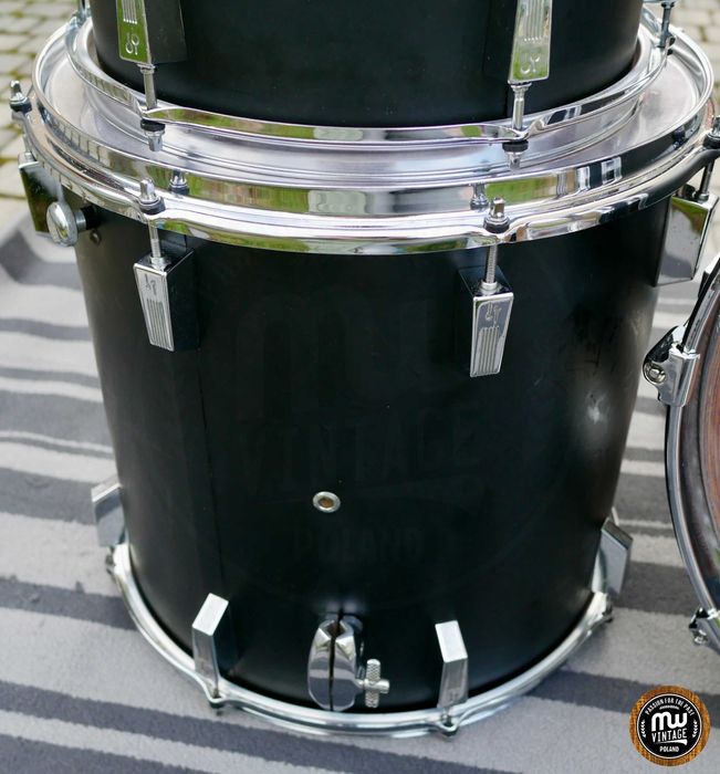 ‼️ Perkusja Sonor Champion 24", 13", 16" Matte Black 70s Vintage ‼️