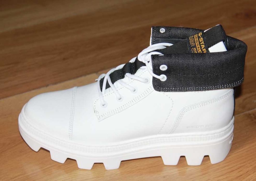 g-star skóra skórzane białe botki kozaki śniegowce sneakersy 40