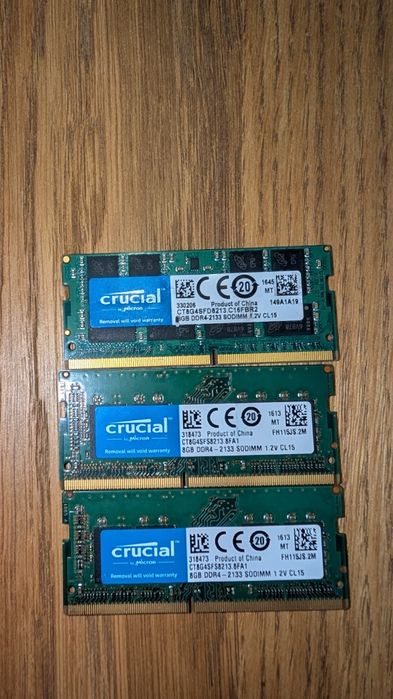 Pamięć RAM Crucial 8gb DDR4 2133MHz