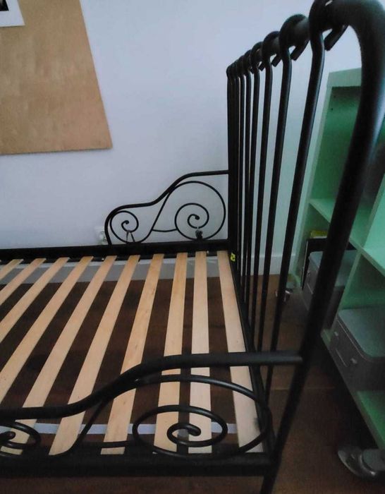 łóżko metalowe dla dziecka IKEA + materac - możliwy transport