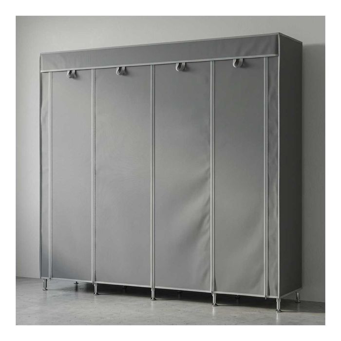 Armário / Roupeiro / Arrumação Portátil XXL 160×170×40 - Tecido Cinza - Novo na Caixa - Envio Incluído
