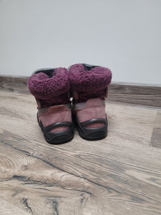 Gore tex buty zimowe na rzepy ocieplane