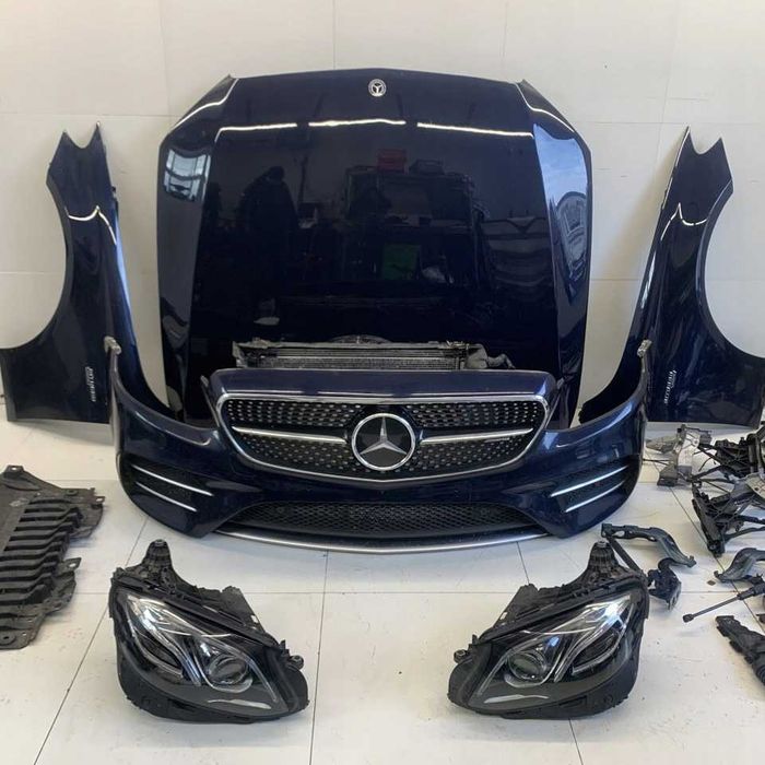 MERCEDES E-KLASA W213 бампер передний розбор е клас запчасть деталь