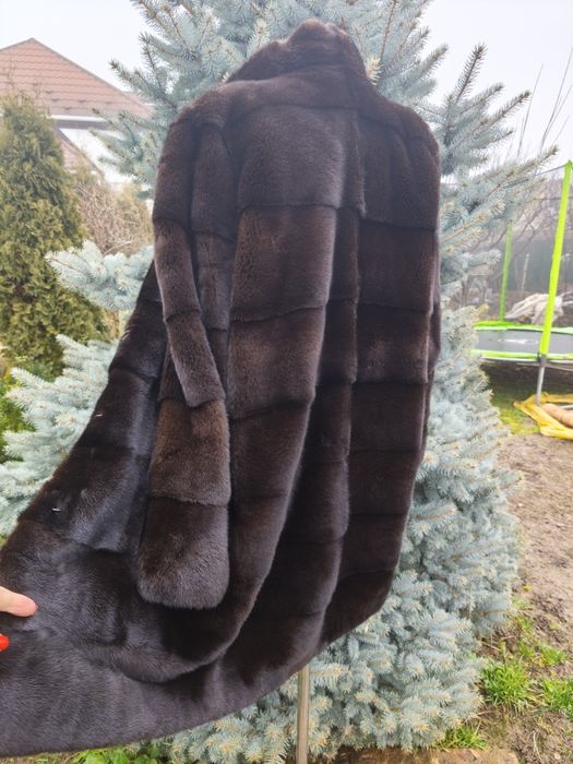 Р. 42-44-46 ЛЮКС Blackglama норкова шуба полушубок