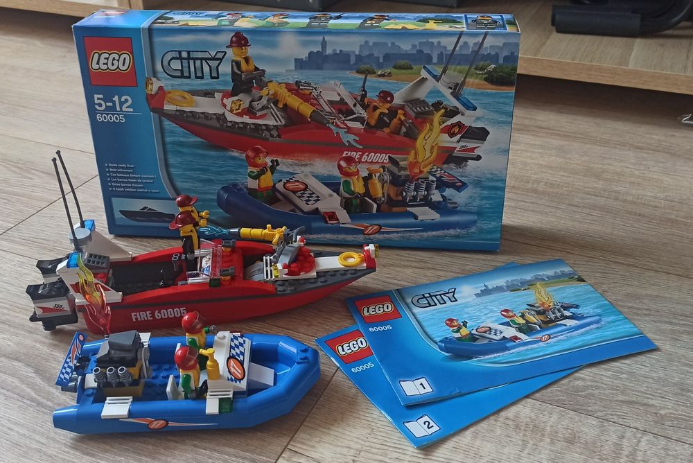Klocki Lego City 60005 Łódź strażacka