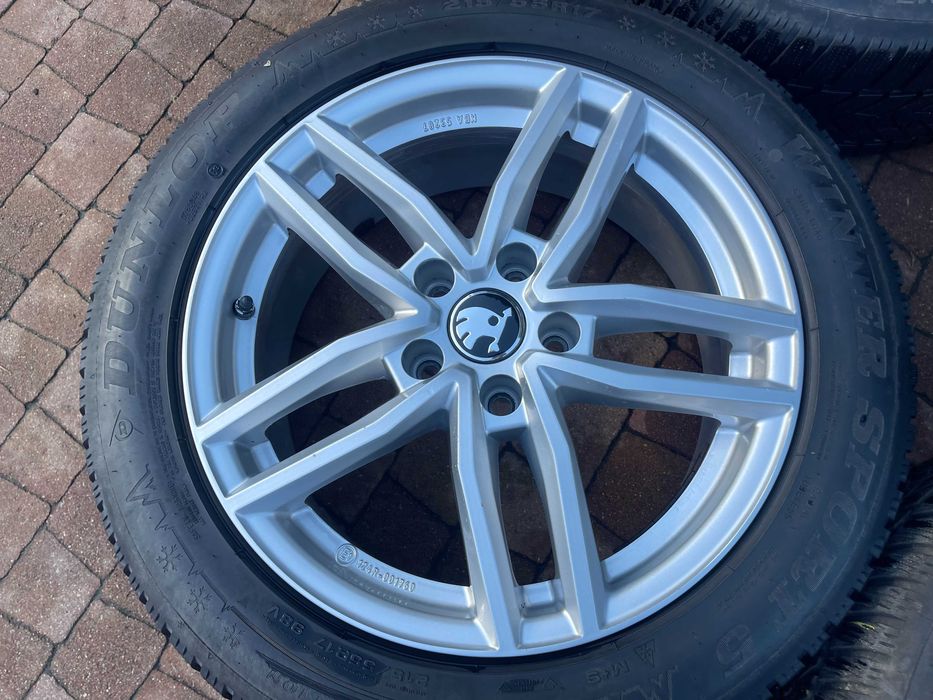 3941. Koła zimowe Passat B8 Superb III 5x112 ET41 215/55/17