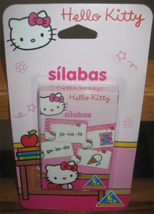 Majora - Hello Kitty - Jogo Cartas Didático - Sílabas (2011)