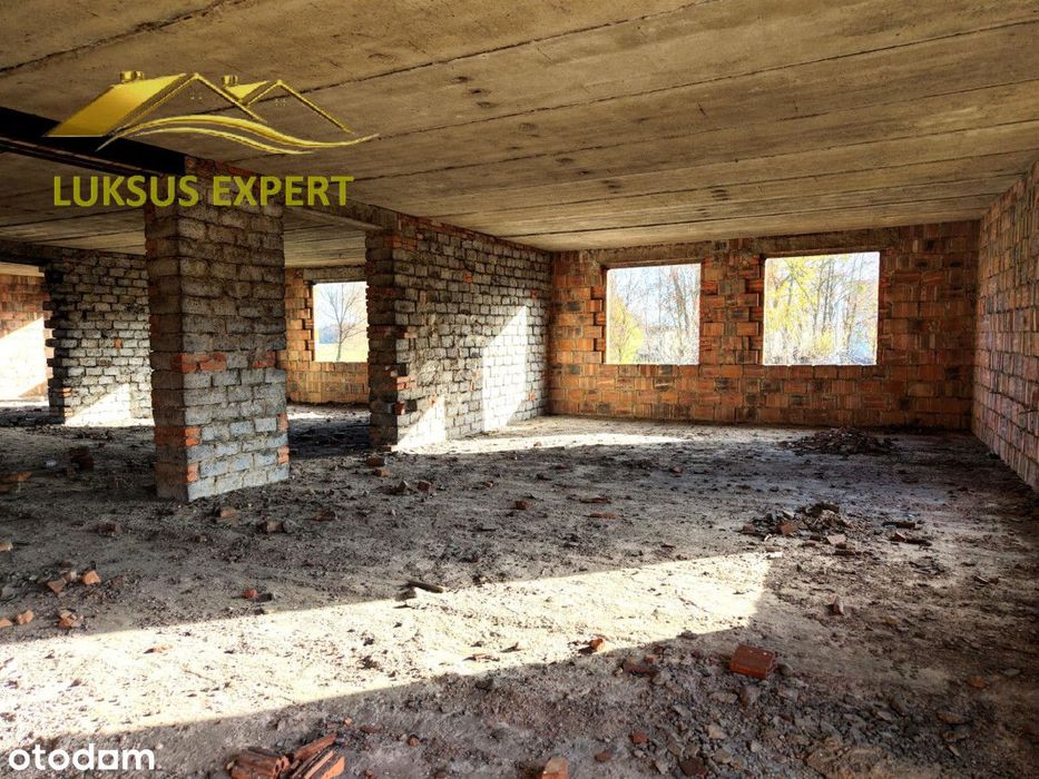 Działka z rozpoczętą inwestycją w Wołczynie.