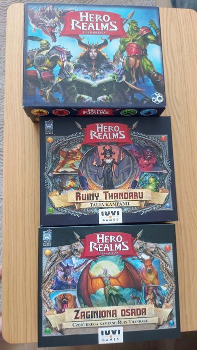 Hero realms + dodatki + karty promo i insert