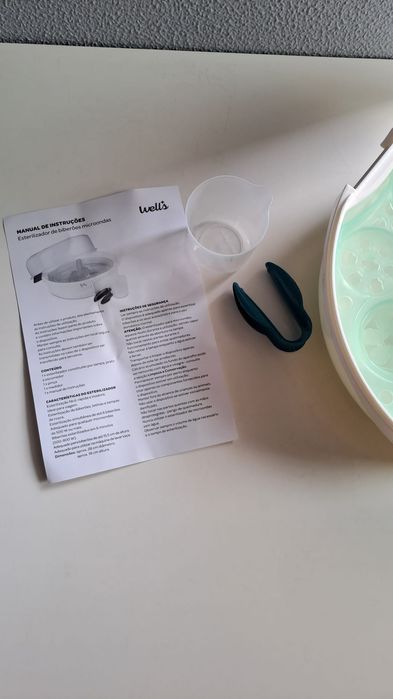 Esterilizador a vapor microondas Baby Wells