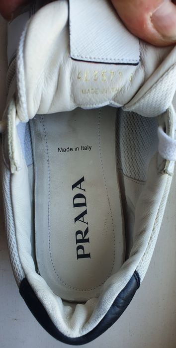 PRADA MILANO roz. 42 skóra naturalna made in Italy premium