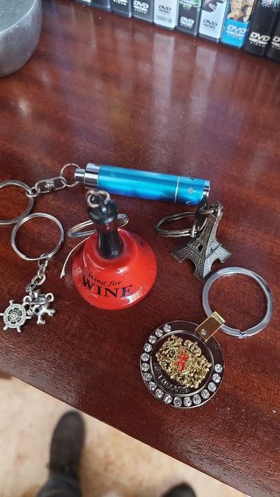 Conjunto de 5 porta-chaves