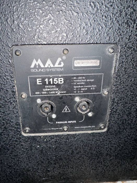 Продам пасивні Сабвуфери 15