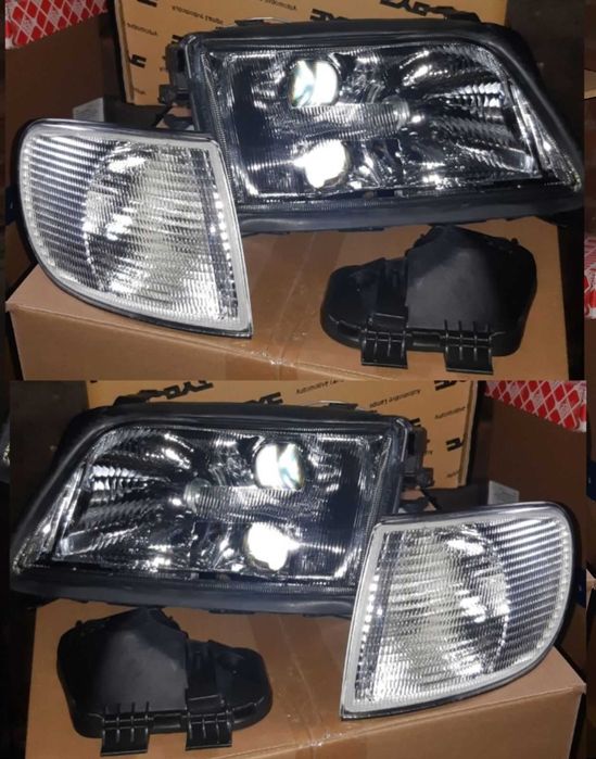 Фары Audi Ауди A6C4 100 C3 100 C3 A4B5 B6 A6c5 A6C6 LED А6 С4 новые: 1 ...
