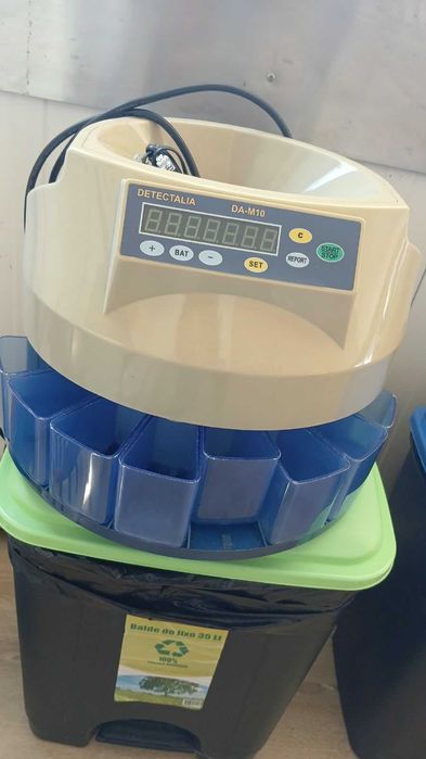 Máquina separar moedas
