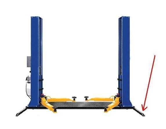 Elevador de 2 colunas electro-hidráulico automático de substrutura 4Ton