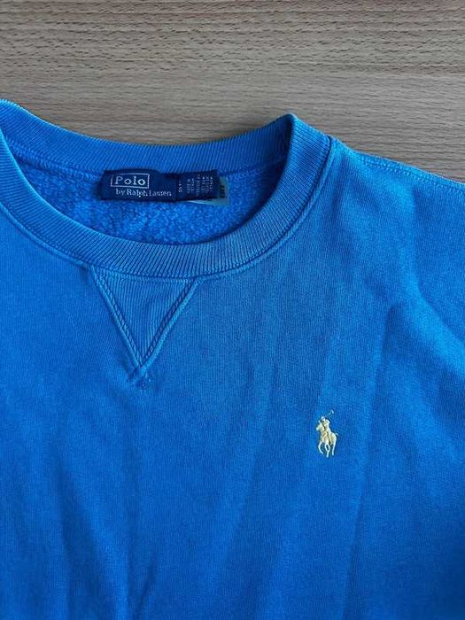 Polo Ralph Lauren Fleece Crewneck Pullover • Baby Blue • niska cena