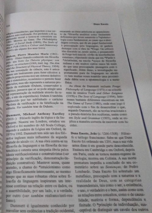 Dicionário de Filosofia de Simon Blackburn