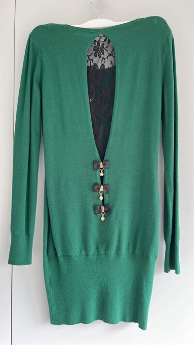 Suéter com Renda e Laços