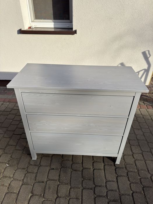 Komoda IKEA HEMNES kolor szary 3 szuflady TRANSPORT