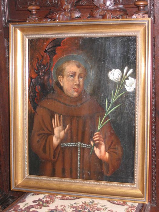 Obraz barokowy kuszenie św. Antoniego