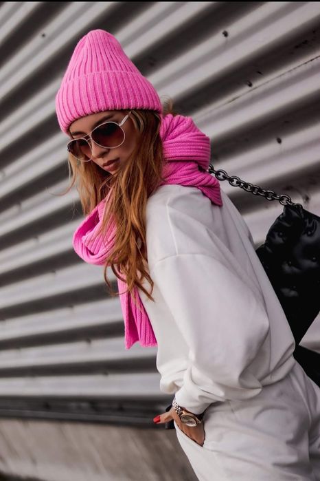 Komplet LALU czapka szalik