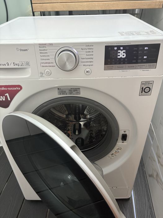 Pralka Szuszarka LG Vivance z fukcja pary 1400 obr