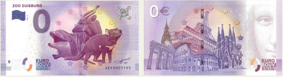 0 euro Euro Zoo Duisburg 2017 - 3 Niemcy