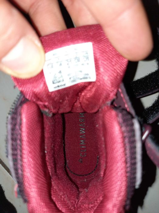 Obuwie dziecięce zimowe ADIDAS CW HOLTANNA SNOW CF I (EF2961) bordowy